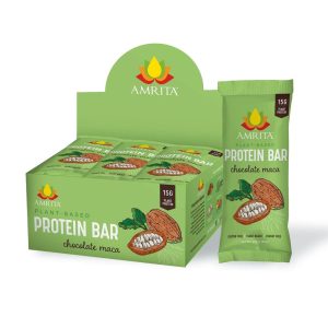 Amrita Protein Chocolate Maca Nutrition Bar – 12 Bars x 2.12 oz