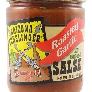 Arizona Gunslinger Roasted Garlic Salsa, 16oz.