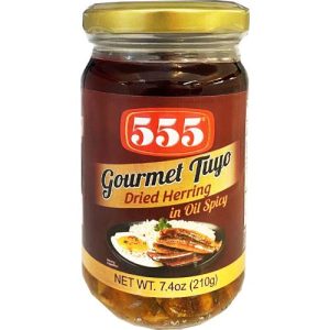 555 – Gourmet Tuyo – Dried Herring in Oil – Spicy – 210 G