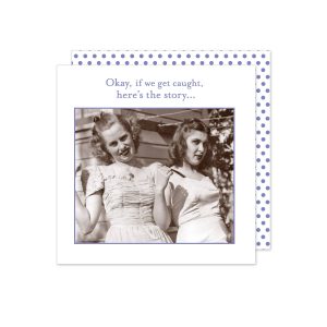 Shannon Martin Design – If We Get Caught Beverage Napkin