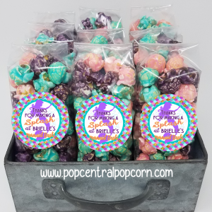 “Mermaid Splash” Popcorn Party Favors