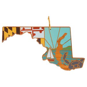 Totally Bamboo – Maryland Cutting Board with Artwork by Summer Stokes