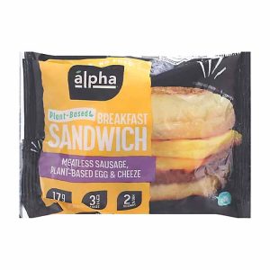 Alpha Foods – Breakfast Sandwich, 5.5oz | Pack of 10