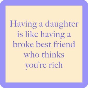 Drinks on Me coasters – Broke Best Friend