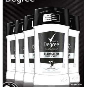 Degree Men UltraClear Black & White Antiperspirant Deodorant, 2.7 oz, 5 Pack