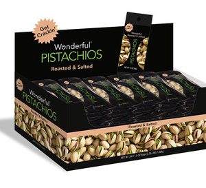 Wonderful Pistachios Roasted Salted, 1.5 Ounce (Pack of 24)
