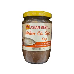 Asian Best Brand Salted Ground Gourami Fish in Brine (Mam Ca Sac Xay)