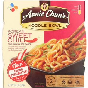 Annie Chun’s – Korean Style Sweet Chili Noodle Bowl, 8oz
