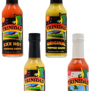 Trinidad Hot Sauces Variety 4 Pack, 4/5oz.