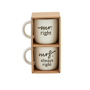 Mr. And Mrs. Mug Set