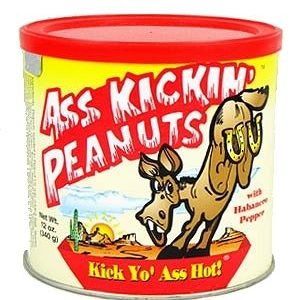 Ass Kickin Peanuts, 12oz.