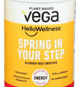 Vega Plant Protein Energy Vanilla Cap 13.8 Oz – Pack Of 1