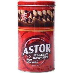 Astor – Chocolate Wafer Stick – More Chocolate – 11.65 OZ