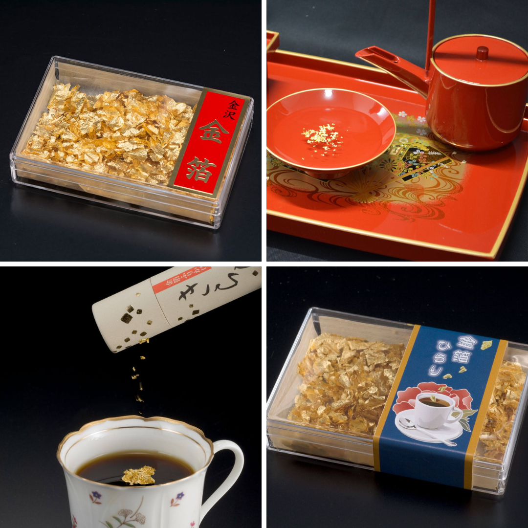 Kanazawa Edible Gold Leaf (0.02g, 0.03g, 0.05g, 0.06g) from Ishikawa, Japan – Kurumira Shop