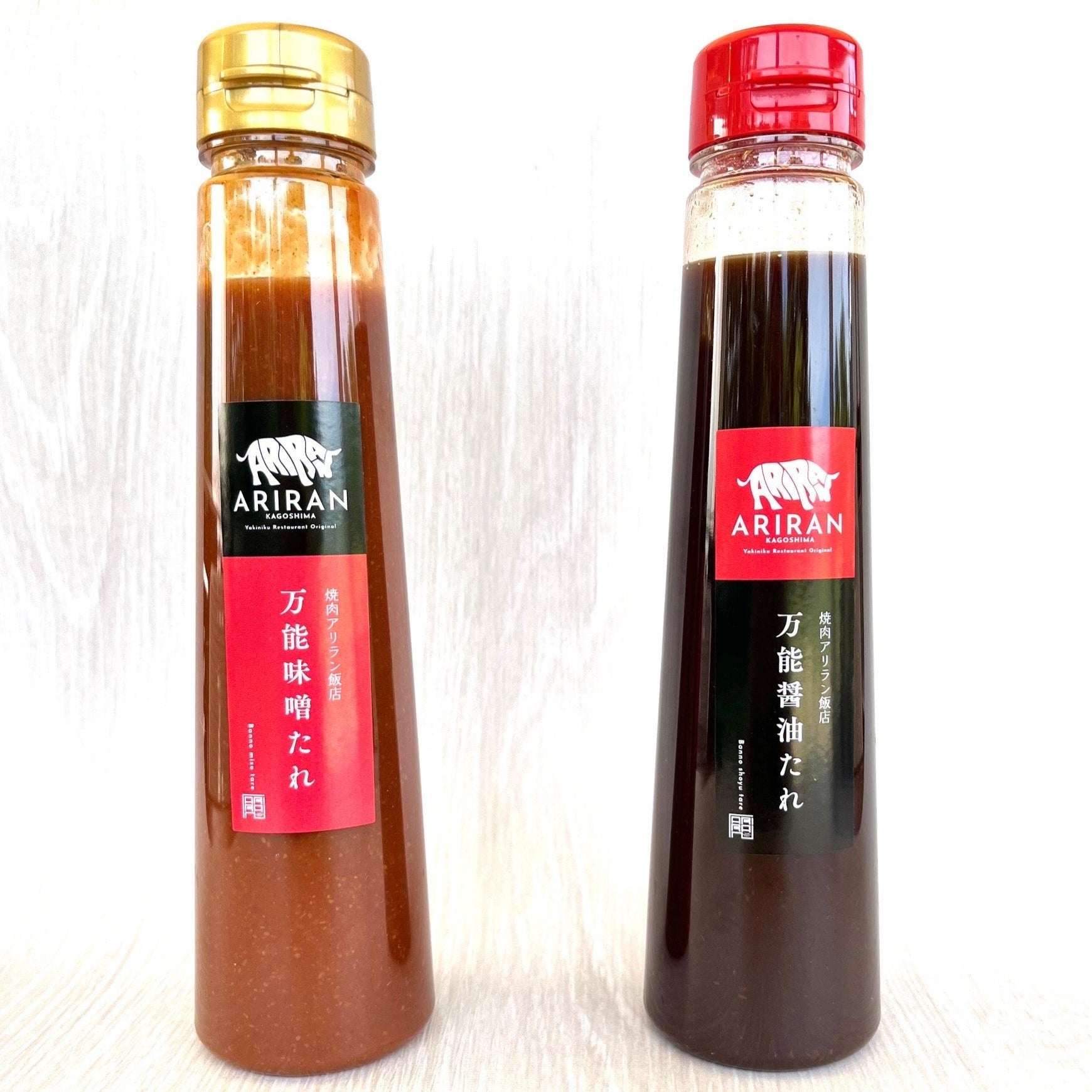 Yakiniku Sauce All-Purpose Soy Sauce & Miso Sauce SET (1 each) 500g Arirang Hanten Made in JAPAN – Kurumira
