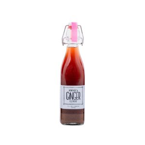 Annie’s Ginger Elixirs Organic Gut Health + Immunity Boost Bottle – 12 bottles x 8.5oz case