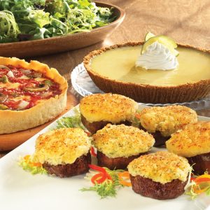 2 Wildfire Filet Medallion Trios, 1 Key Lime Pie, 1 Lou’s Pizza