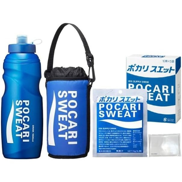 Pocari Sweat Squeeze Bottle & Jacket & Powder Packets – Hydration On-the-Go! Japan – Tokyo Sakura Mall