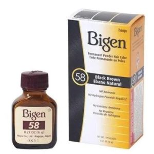 Bigen – Black Brown – Moreno Natural – Permanent Powder Hair Color