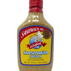 Woeber Mustard Sandwich Pal Horseradish 16 Oz – Pack Of 6