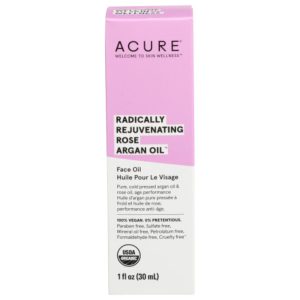 Acure – Radically Rejuvenating Rose Argan Oil, 1 Oz