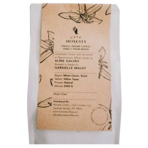Whole Bean Roasted Coffee (Medium Roast) Bag – 1 x 3 oz