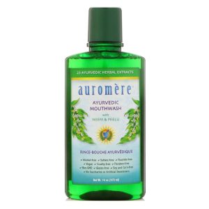 Auromere – Mouthwash Ayurvedic Neem & Peelu, 16 oz