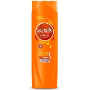 Sunsilk – Shampoo – Co-Creations- Max Calcium + Keratin – Damage Reconstruction (ORANGE) – 180 ML