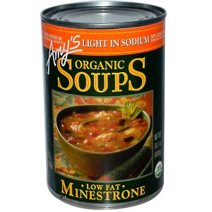 Amy’s – Organic Soup Minestrone Light In Sodium, 14.1 Oz | Pack Of 12