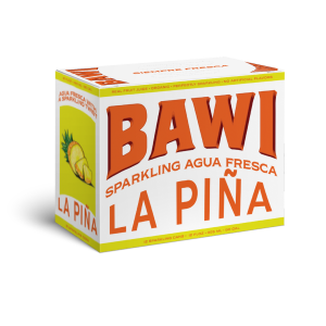 Bawi Agua Fresca LA PIÑA (Pineapple) Can – 12 Cans x 12 oz (355 mL) case