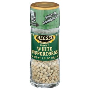 Alessi – White Peppercorn Whole Grinder, 1.51 Oz – Pack of 6