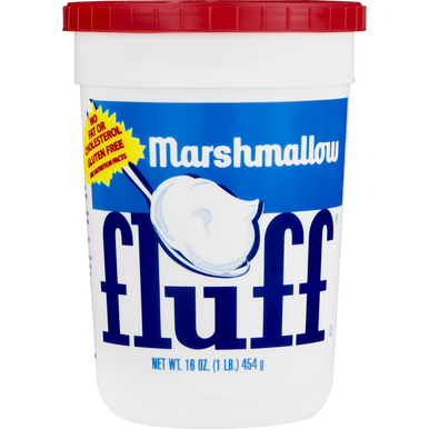 Marshmallow Fluff, Traditional Marshmallow Spread and Crème, Gluten Free, No Fat or Cholesterol, 16 oz