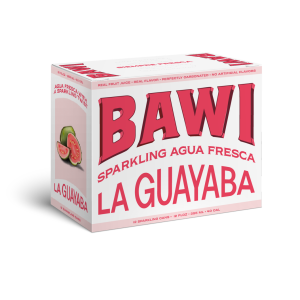 Bawi Agua Fresca LA GUAYABA (Guava) Can – 12 Cans x 12 oz (355 mL) case