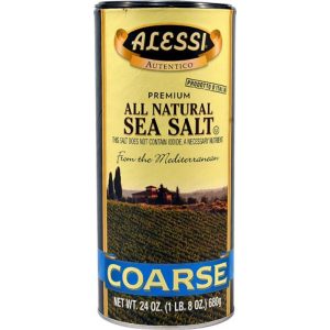 Alessi – Coarse Sea Salt, 24 Oz – Pack of 6