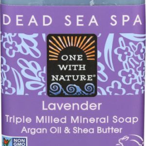 One With Nature – Soap Bar Lavender, 7 Oz (Pack of 1)