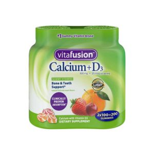 Vitafusion Calcium+D3, 200 Gummy Vitamins