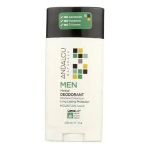 Andalou Naturals – Deodorant Men’s Herbal, 2.65 oz