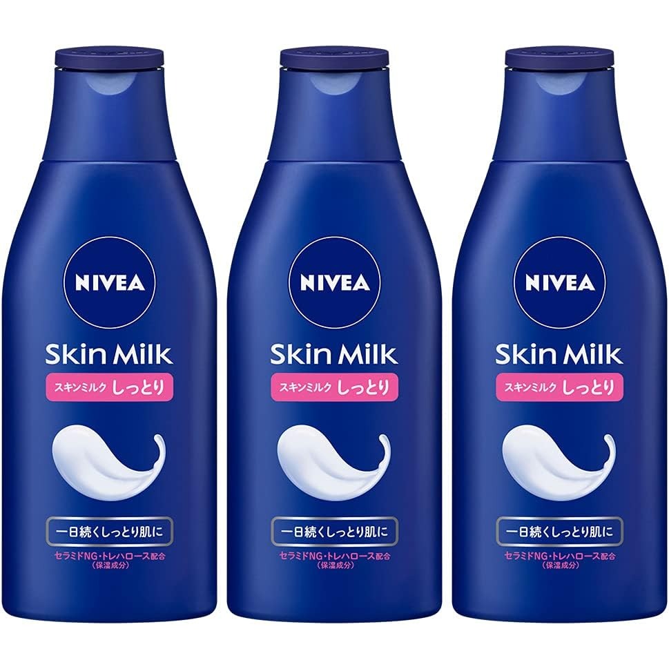 NIVEA Moisturizing Skin Milk Intensive Hydration for Dry to Very Dry Skin 200g x 3 bottle Made in Japan – Tokyo Sakura Mall