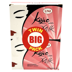 UNI – KOJIC with MILK – Beauty Soap (Pink) – x2 – 270 G
