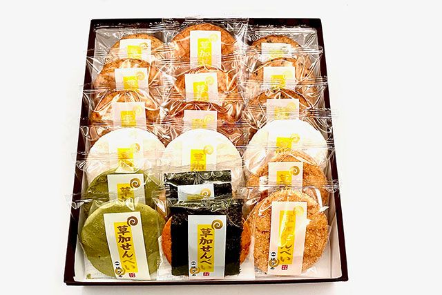 Soka Senbei by Horii – Traditional Japanese Rice Crackers from Soka, Saitama (18 Pieces Assortment)