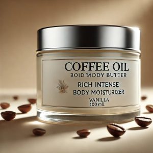 GroundUp Eco Venture Coffee Vanilla Body Butter, Upcycled Jar – 1 Jar (30mL)