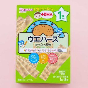 Wakodo 1 Year Old +DHA Wafers – Yogurt
