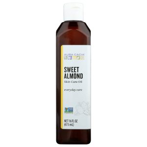 Aura Cacia – Skin Care Oil Sweet Almond, 16 Oz (Pack of 1)