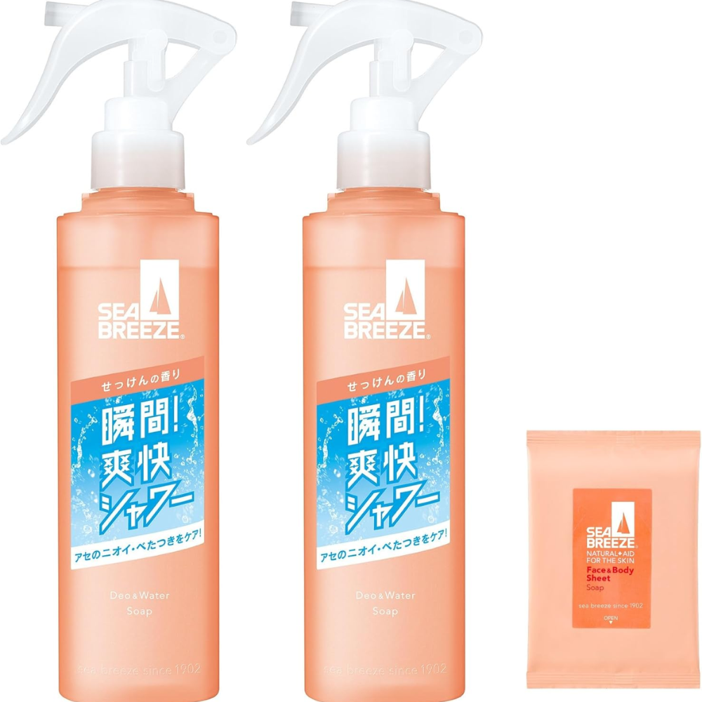 Seabreeze Deo & Water Trigger Mist Soap Scent 145mL×2 – Made in JAPAN – Tokyo Sakura Mall