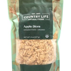 Apple Dices, Natural, Organic