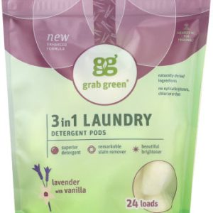 Grabgreen – Detergent 3In1 Lavender Vanilla, 15.2 Oz (Pack Of 1)