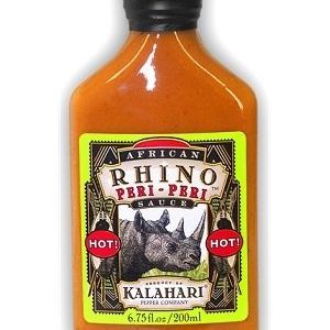 African Rhino Peri-Peri Hot Sauce, 6.75oz.