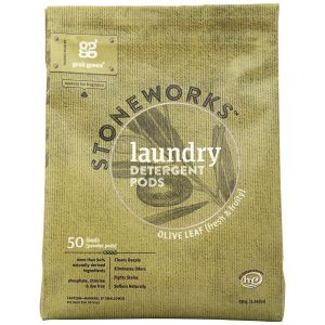 GrabGreen – Stoneworks Laundry Detergent Pods Olive Leaf 50 Loads