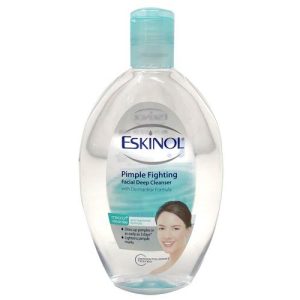 Eskinol – Pimple Fighting – Facial Deep Cleanser with Dermaclear Formula – Micro Cleanse – Anti-Bacterial Formula – 225 ML