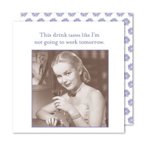 Shannon Martin Design – Not Going To Work Beverage Napkin